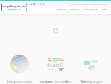 Tablet Screenshot of monpetitappart.com